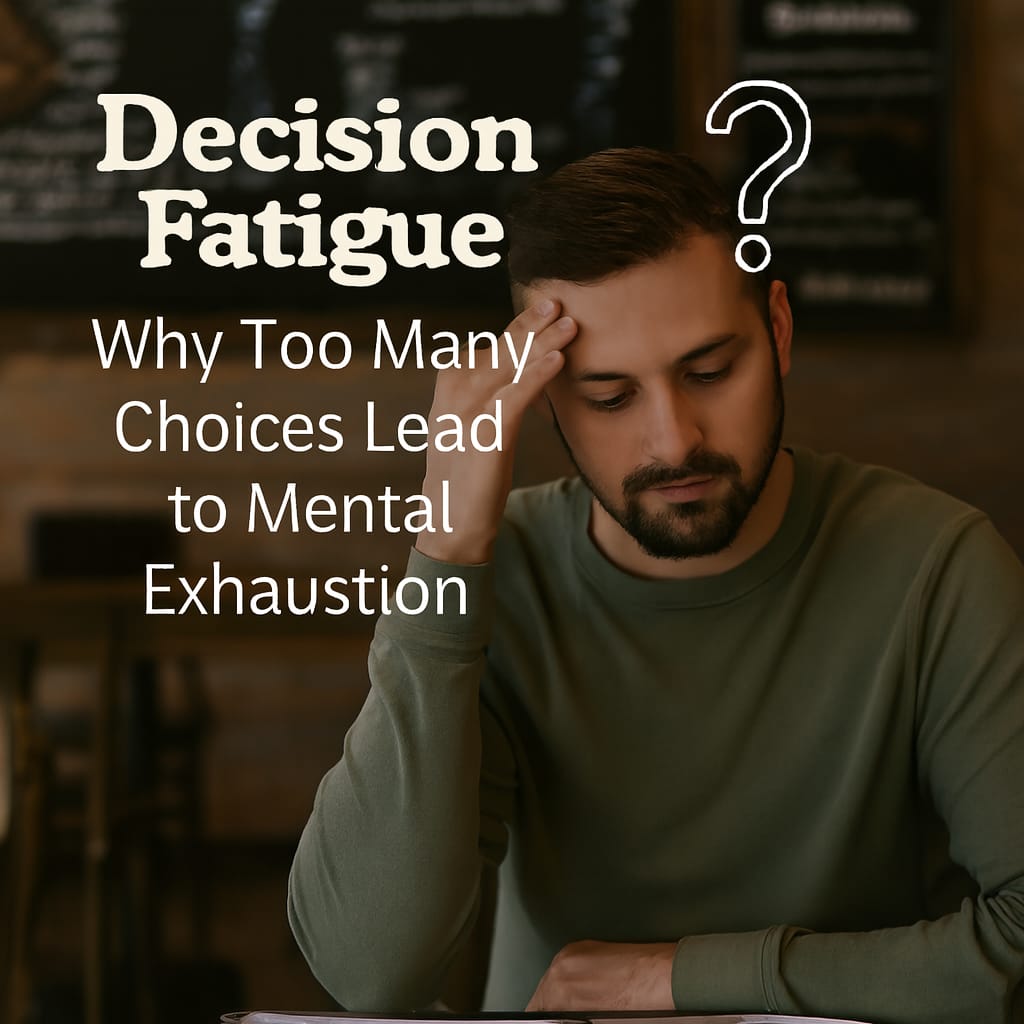 Why Making Too Many Choices Destroys Your Willpower